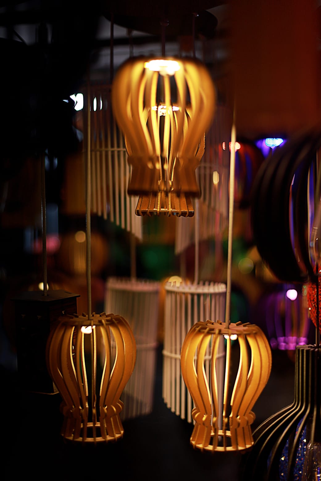 Modern Ribbed Lights/Lamps